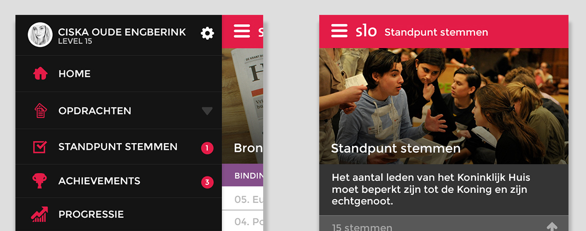 Digitaal leermiddel maatschappijwetenschappen mobiele site